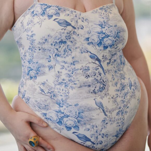 Selkie Cannes Bathing Suit NWT 2X Tolie Print - Picture 1 of 6